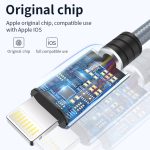 JOYROOM S-M369 Simple Series 2,4 A 8-poliges geflochtenes Nylon-Datenkabel, Länge: 1,2 m – Bild 10