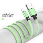 3,5 A Flüssigsilikon 3 in 1 USB auf USB-C / Typ C + 8Pin + Micro-USB einziehbares Daten-Sync-Ladekabel – Bild 4