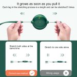 WK WDC-124 3A 3 In 1 8 Pin + Typ-C / USB-C + Micro USB Teleskop-Ladedatenkabel der Bona-Serie, Länge: 1,5 m – Bild 4