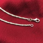 Simple Personality Damen versilbertes einfaches Stern-Fußkettchen (Silber) – Bild 3