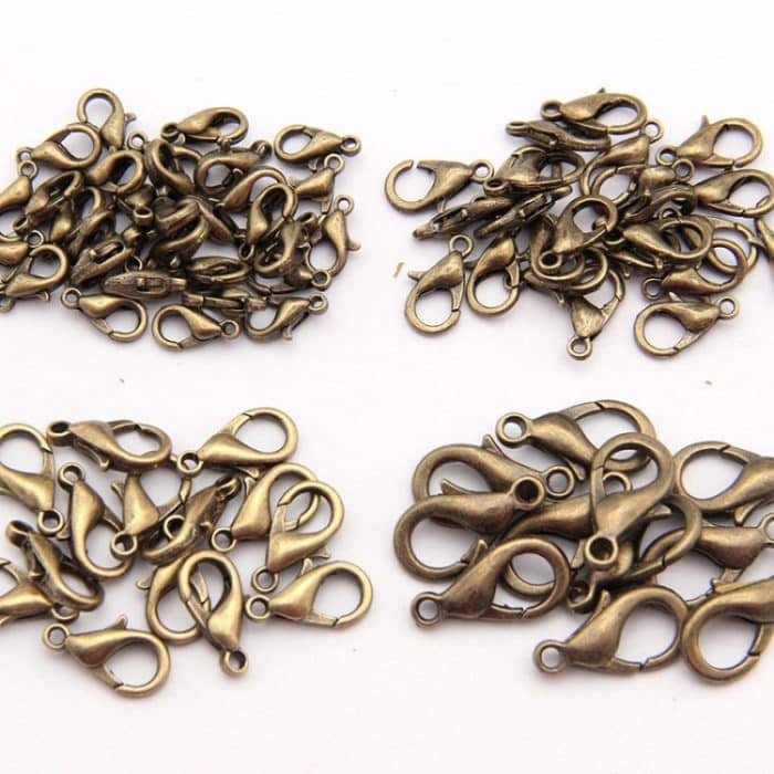JEWE0318GT_2.jpg 1000 Stück 12 mm DIY-Schmuckzubehör, hochwertige Legierungs-Hummerkralle – Bild 5