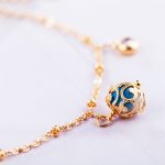 Mode Dame Perlen Zirkon verstellbare All-Match-Armband Braut Hochzeit vergoldet Armband (Gold) – Bild 3