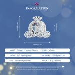 SCC2534 S925 Sterling Silber Halskette Anhänger Zubehör Magischer Kürbis Auto DIY Armband Perlen – Bild 5