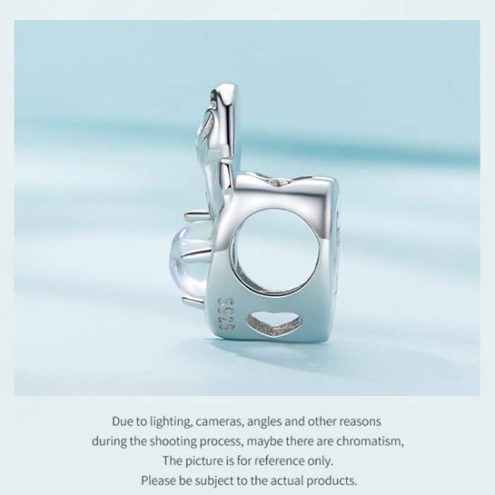 SCC2539 S925 Sterling Silber Halskette Anhänger Zubehör Herz Form Eltern-kind-Mutter Liebe DIY Armband Perlen – Bild 5