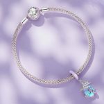 SCC2546 S925 Sterling Silber Halskette Anhänger Zubehör Pastoral Schmetterling DIY Armband Perlen – Bild 4