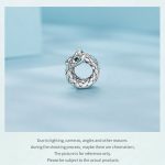 SCC2549 S925 Sterling Silber Spirale Schlange Anhänger Zubehör DIY Armband Perlen – Bild 5