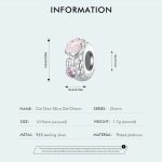 SCC2515 S925 Sterling Silber Katzenkralle Silikonperlen Anhänger Zubehör DIY Armband Perlen – Bild 2