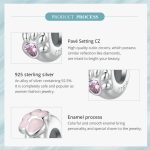 SCC2515 S925 Sterling Silber Katzenkralle Silikonperlen Anhänger Zubehör DIY Armband Perlen – Bild 3