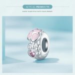 SCC2515 S925 Sterling Silber Katzenkralle Silikonperlen Anhänger Zubehör DIY Armband Perlen – Bild 4