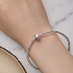 SCC2515 S925 Sterling Silber Katzenkralle Silikonperlen Anhänger Zubehör DIY Armband Perlen – Bild 7