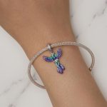 BSC880 S925 Sterling Silber Bunte Farbverlauf Phoenix Anhänger Zubehör DIY Armband Perlen – Bild 7