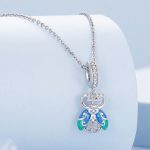 BSC881 S925 Sterling Silber Farbverlauf Skarabäus Anhänger Zubehör DIY Armband Perlen – Bild 4