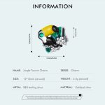 SCC2520 S925 Sterling Silber Dschungel Tukan Anhänger Zubehör DIY Armband Perlen – Bild 2