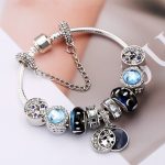 18cm Mode Ethnischen Stil Boho Blue Sky Star Mond Perlen Armbänder – Bild 2