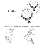 18cm Mode Ethnischen Stil Boho Blue Sky Star Mond Perlen Armbänder – Bild 6