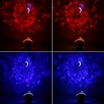5W Micro USB-Stromversorgung Fernbedienung Sternenhimmel Laserprojektionslampe LED-Atmosphäre Nachtlicht mit magnetischer Basis – Bild 7