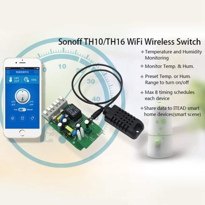 Sonoff TH-1 Temperatur- und Feuchtigkeitssensor für Sonoff TH10 / TH16 WiFi Smart Switch – Bild 9