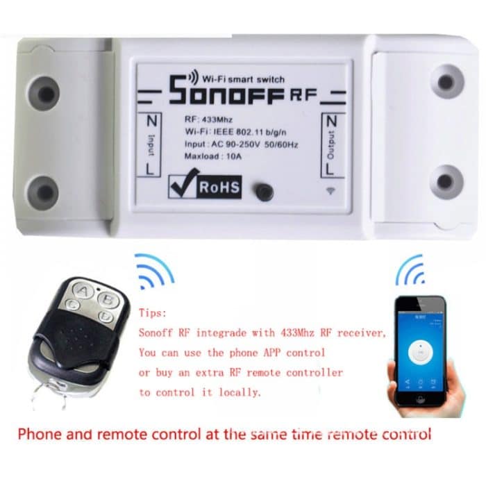 Sonoff Smart 433MHz Wireless 4-Tasten Metall Fernbedienung, Fernbedienung Entfernung: 20-30m – Bild 5