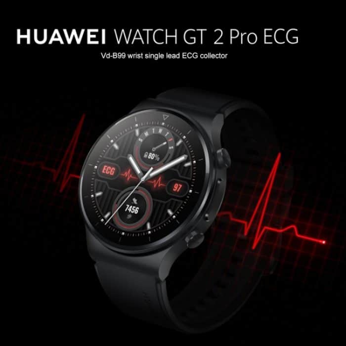 HUAWEI WATCH GT 2 Pro EKG Ver.Bluetooth-Fitness-Tracker-Smartwatch, 46-mm-Armband, Kirin A1-Chip, unterstützt GPS/EKG-Überwachung, ECG Ver. – Bild 7