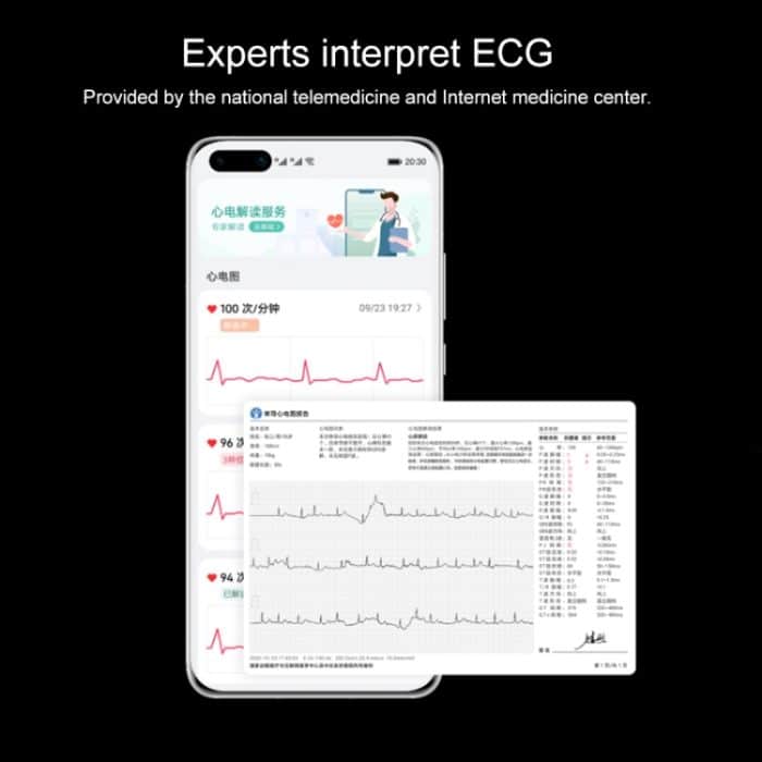 HUAWEI WATCH GT 2 Pro EKG Ver.Bluetooth-Fitness-Tracker-Smartwatch, 46-mm-Armband, Kirin A1-Chip, unterstützt GPS/EKG-Überwachung, ECG Ver. – Bild 9