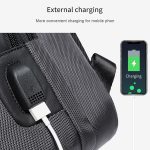 BANGE Mode-Reise-Brusttasche, Business-Rucksack, einzelne Umhängetasche, Single Shoulder Bag – Bild 9