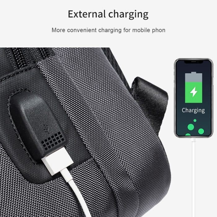 BANGE Mode-Reise-Brusttasche, Business-Rucksack, einzelne Umhängetasche, Single Shoulder Bag – Bild 9