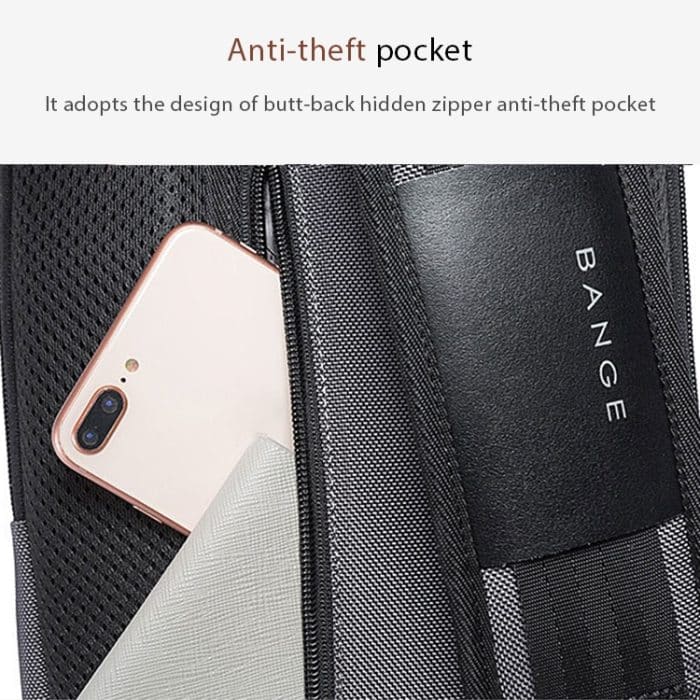 BANGE Mode-Reise-Brusttasche, Business-Rucksack, einzelne Umhängetasche, Single Shoulder Bag – Bild 10