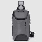 BANGE Herren-Sicherheits-USB-Brusttasche, tragbare Outdoor-Umhängetasche, Shoulder Bag, Outdoor Shoulder Bag – Bild 2