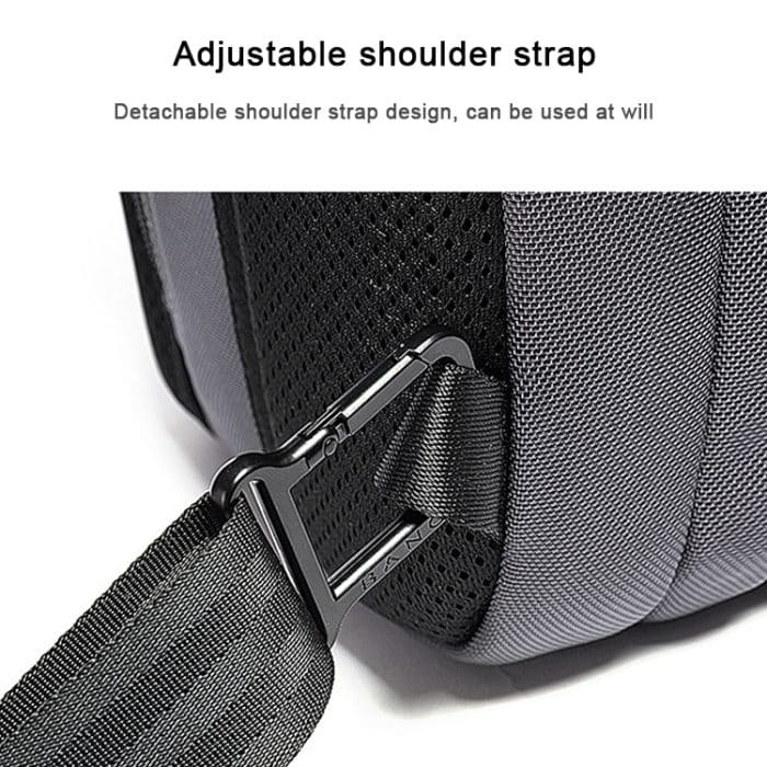 BANGE Herren-Sicherheits-USB-Brusttasche, tragbare Outdoor-Umhängetasche, Shoulder Bag, Outdoor Shoulder Bag – Bild 8