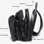 BANGE Mode Casual Umhängetasche Outdoor USB Brusttasche, USB Chest Bag – Bild 5