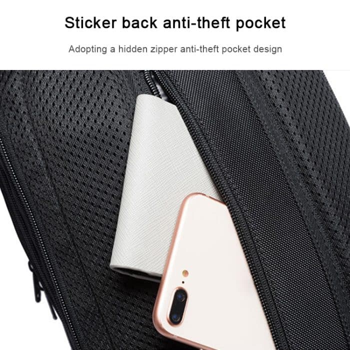 BANGE Mode Casual Umhängetasche Outdoor USB Brusttasche, USB Chest Bag – Bild 9