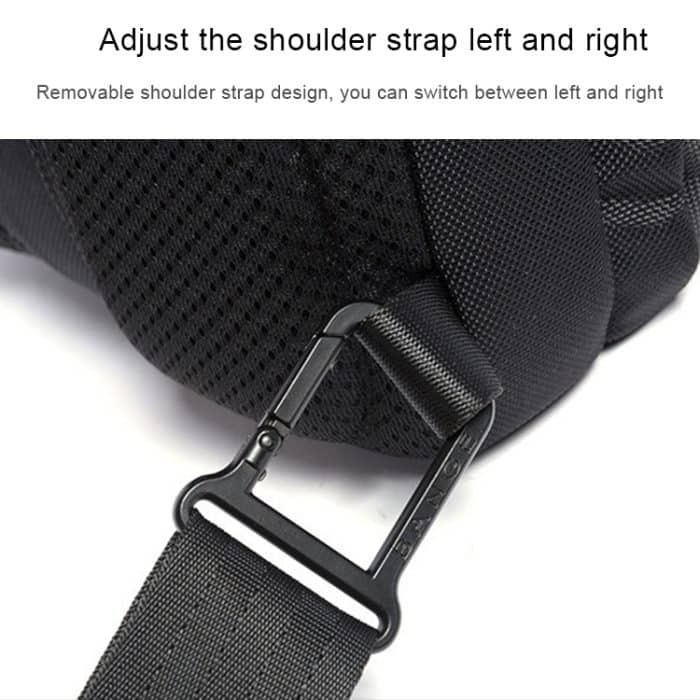 BANGE Mode Casual Umhängetasche Outdoor USB Brusttasche, USB Chest Bag – Bild 10