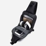 BANGE Männer Mode Männer Brusttasche Outdoor Freizeit Umhängetasche Wasserdichte Umhängetasche – Bild 3