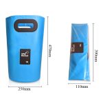 Tragbares, zusammenklappbares Waschbecken für den Außenbereich, zusammenklappbarer PVC-Eimer, Fassungsvermögen: 15 l, 15L Black, 15L Dark Blue, 15L Orange, 15L Green, 15L Rose Red – Bild 3