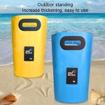 Tragbares, zusammenklappbares Waschbecken für den Außenbereich, zusammenklappbarer PVC-Eimer, Fassungsvermögen: 15 l, 15L Black, 15L Dark Blue, 15L Orange, 15L Green, 15L Rose Red – Bild 7