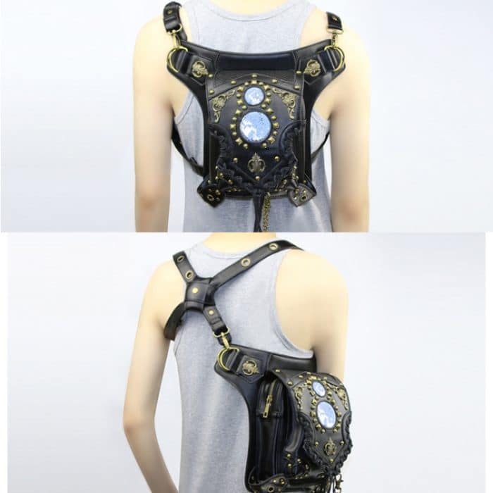 FHG082BK Multifunktionale Damen-Umhängetasche mit Umhängetasche – Bild 6