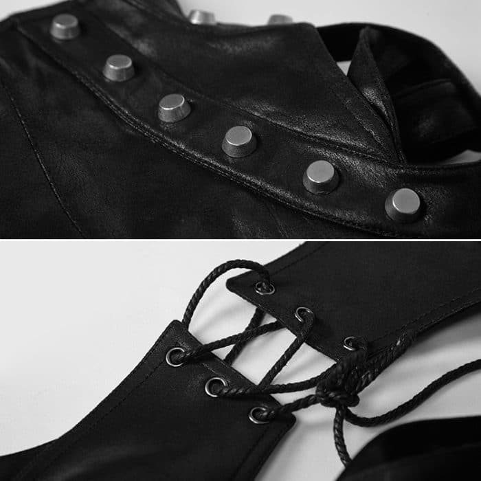 FHG303BK Leder-Rüstungsform Ein-Schulter-Tasche für Damen – Bild 6