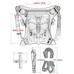 HG064 One-Shoulder-Tasche Umhängetasche Outdoor-Handy-Taillentasche für Damen – Bild 4