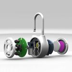 Intelligentes Bluetooth-Schlüsselkennwort Vorhängeschloss Fernentriegelung für iOS / Android – Bild 4