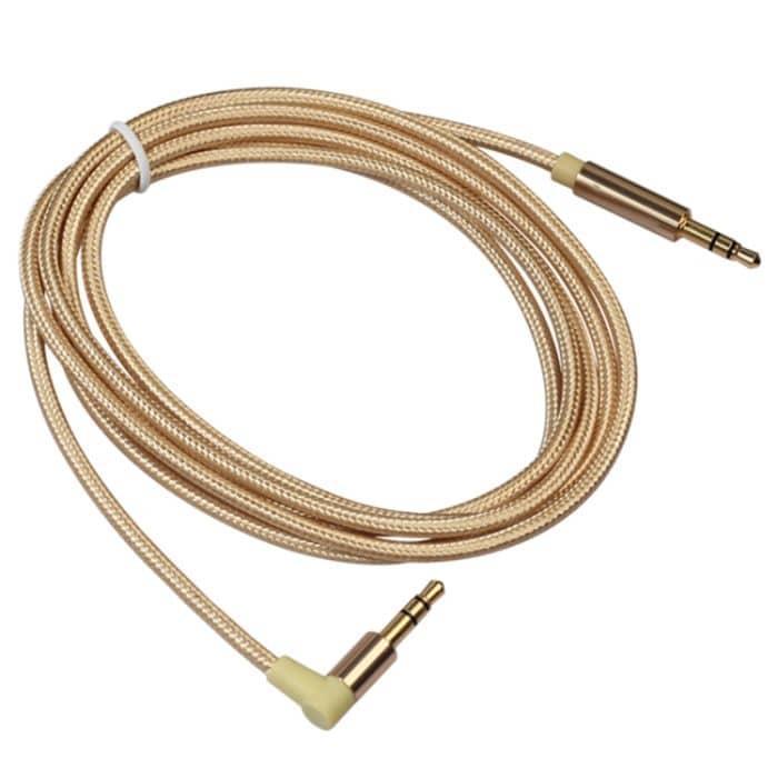 AV01 3,5-mm-Stecker-Stecker-Winkel-Audiokabel, Länge: 1,5 m, 1.5m – Bild 4