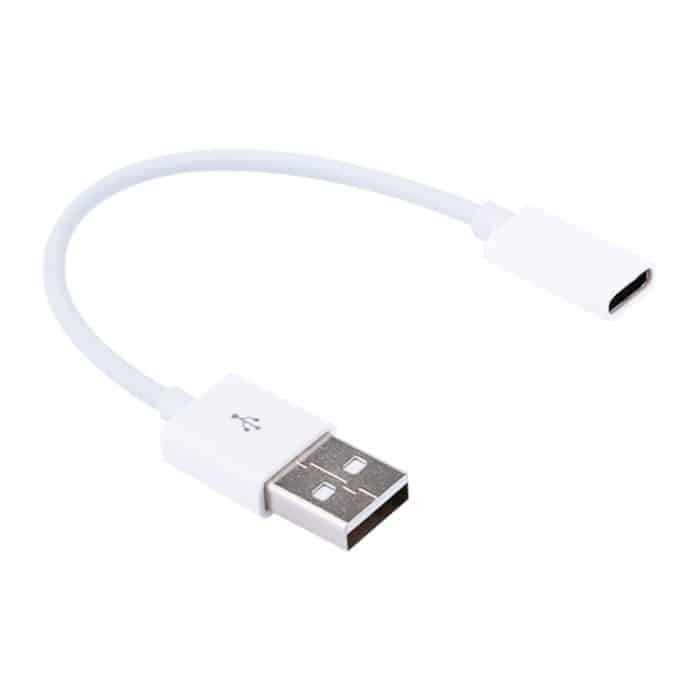 PC1225W.jpg 15 cm langes Adapterkabel von USB 2.0-Stecker auf USB-C/Typ-C-Buchse – Bild 1