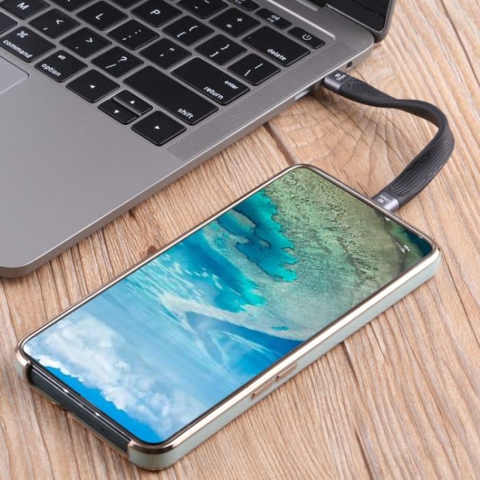 10 Gbit / s Doppel USB-C / Typ-C Weiche flache Datenübertragung Schnelles Ladekabel – Bild 5