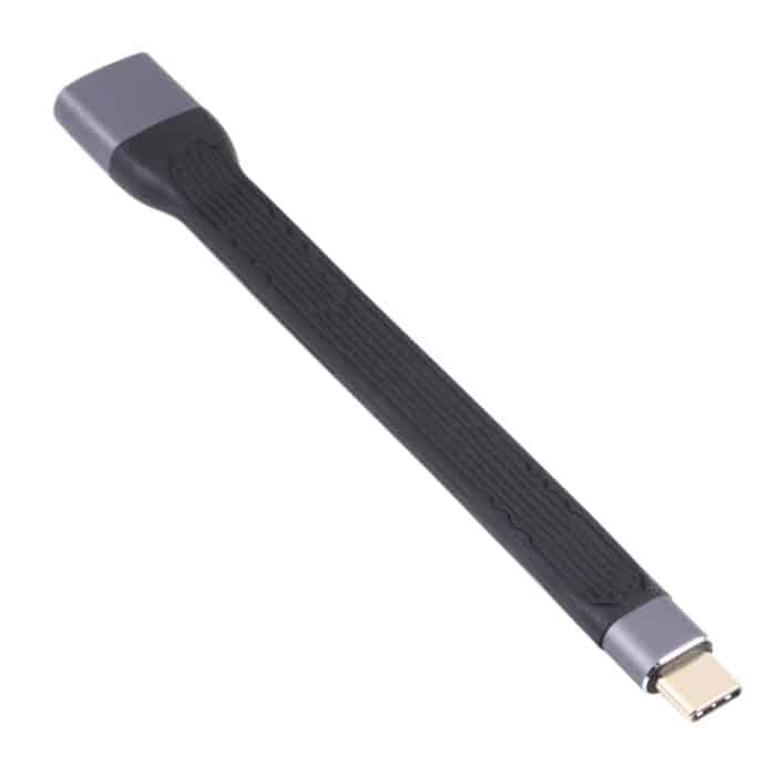 10GBPS USB-C / Typ-C-Stecker auf USB 3.0-weibliche weiche flache Datenübertragung Schnelles Ladekabel – Bild 2