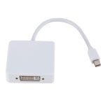3-in-1-Mini-DP-Stecker auf HDMI + VGA + DVI-Buchse, quadratischer Adapter, Kabellänge: 18 cm, Mini DP to HDMI + VGA + DVI Black, Mini DP to HDMI + VGA + DVI White – Bild 2