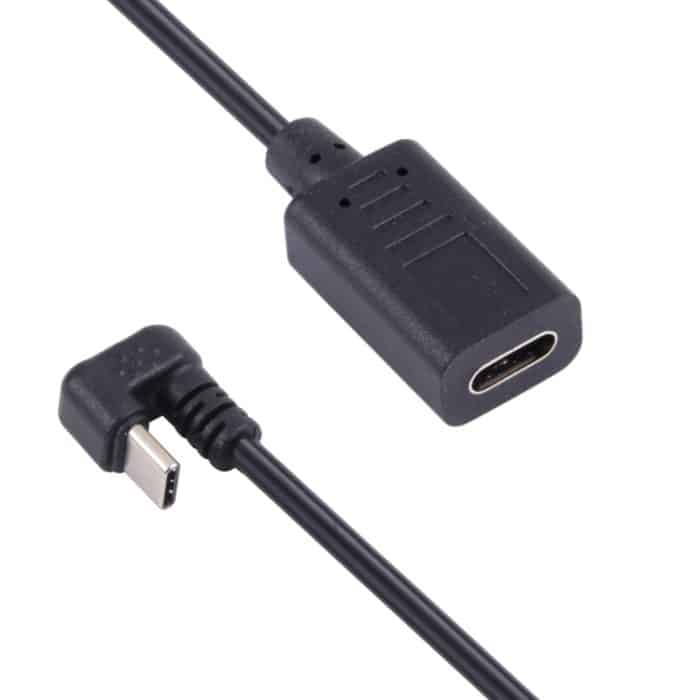U-förmiger USB-C / Typ-C-Stecker an weibliches Verlängerungskabel – Bild 3