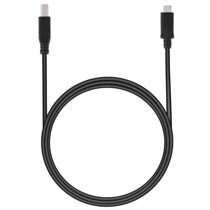 USB-C 3.1 / Typ C-Stecker auf USB BM-Datenkabel, Länge: 1 m – Bild 3