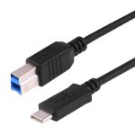USB-C 3.1 / Typ C-Stecker auf USB BM-Datenkabel, Länge: 1 m – Bild 4