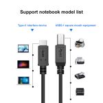USB-C 3.1 / Typ C-Stecker auf USB BM-Datenkabel, Länge: 1 m – Bild 7