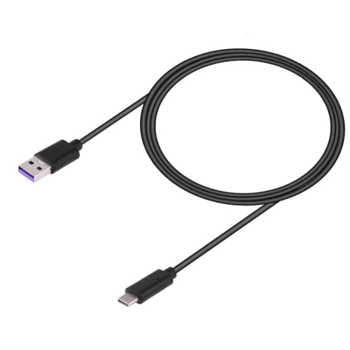 USB 2.0 / 3.1 bis Typ C Schnellladedatenkabel, Länge: 1 m – Bild 1