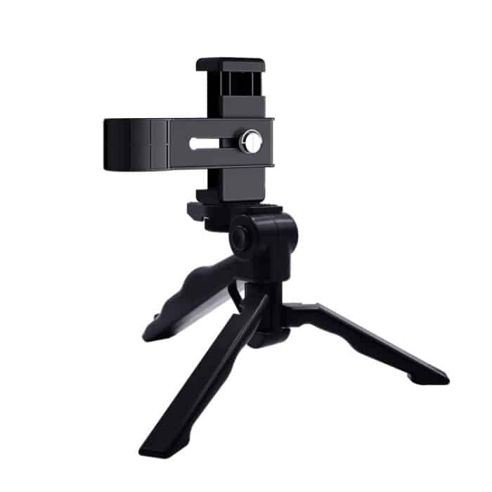 PULUZ Smartphone-Befestigungsklemme 1/4 Zoll Halterungshalterung + Griff-Klappstativ-Montagesätze für DJI OSMO Pocket / Pocket 2 – Bild 2